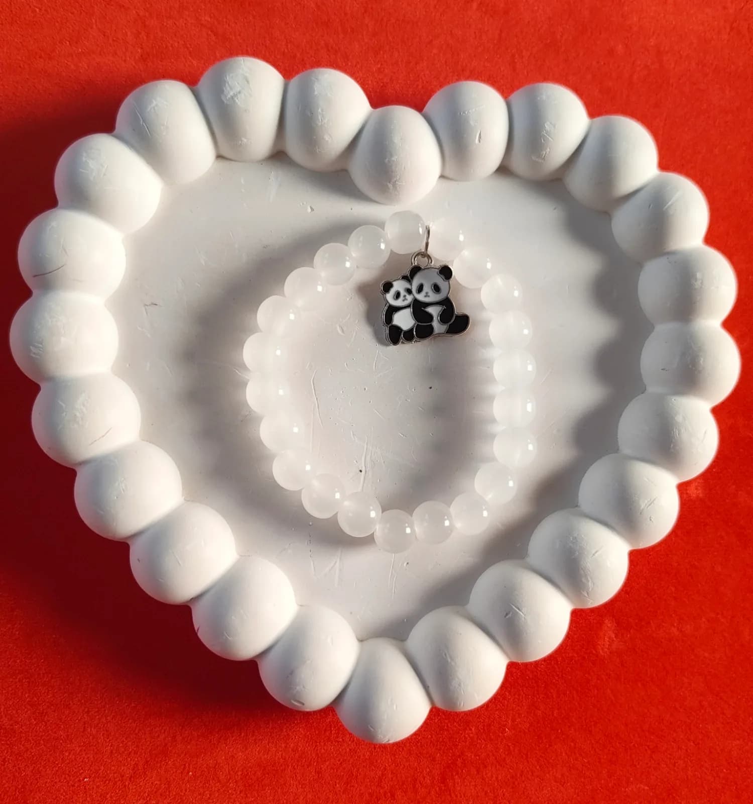 White Panda Charm Bracelet 1