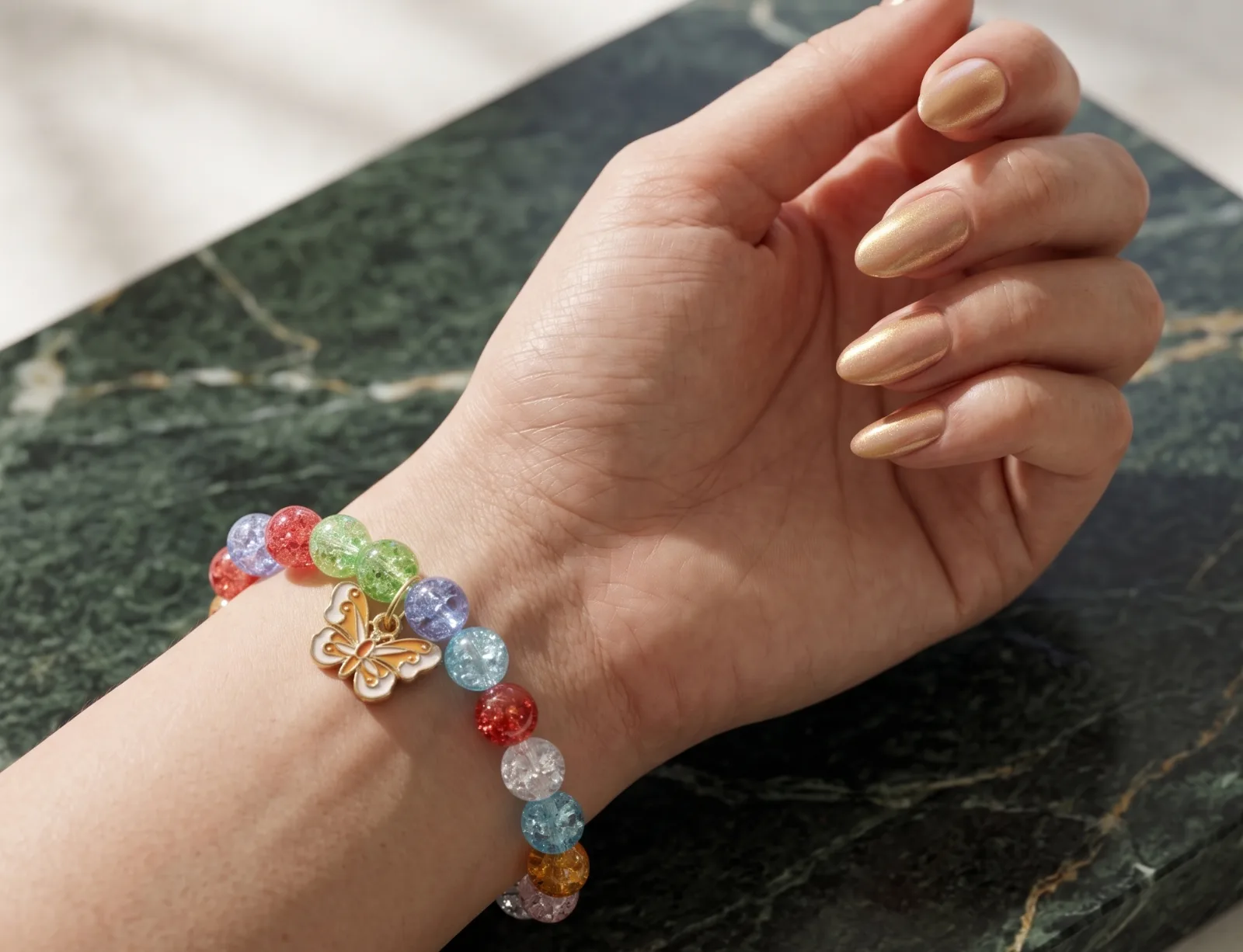 Prismatic Butterfly Beaded Band 2