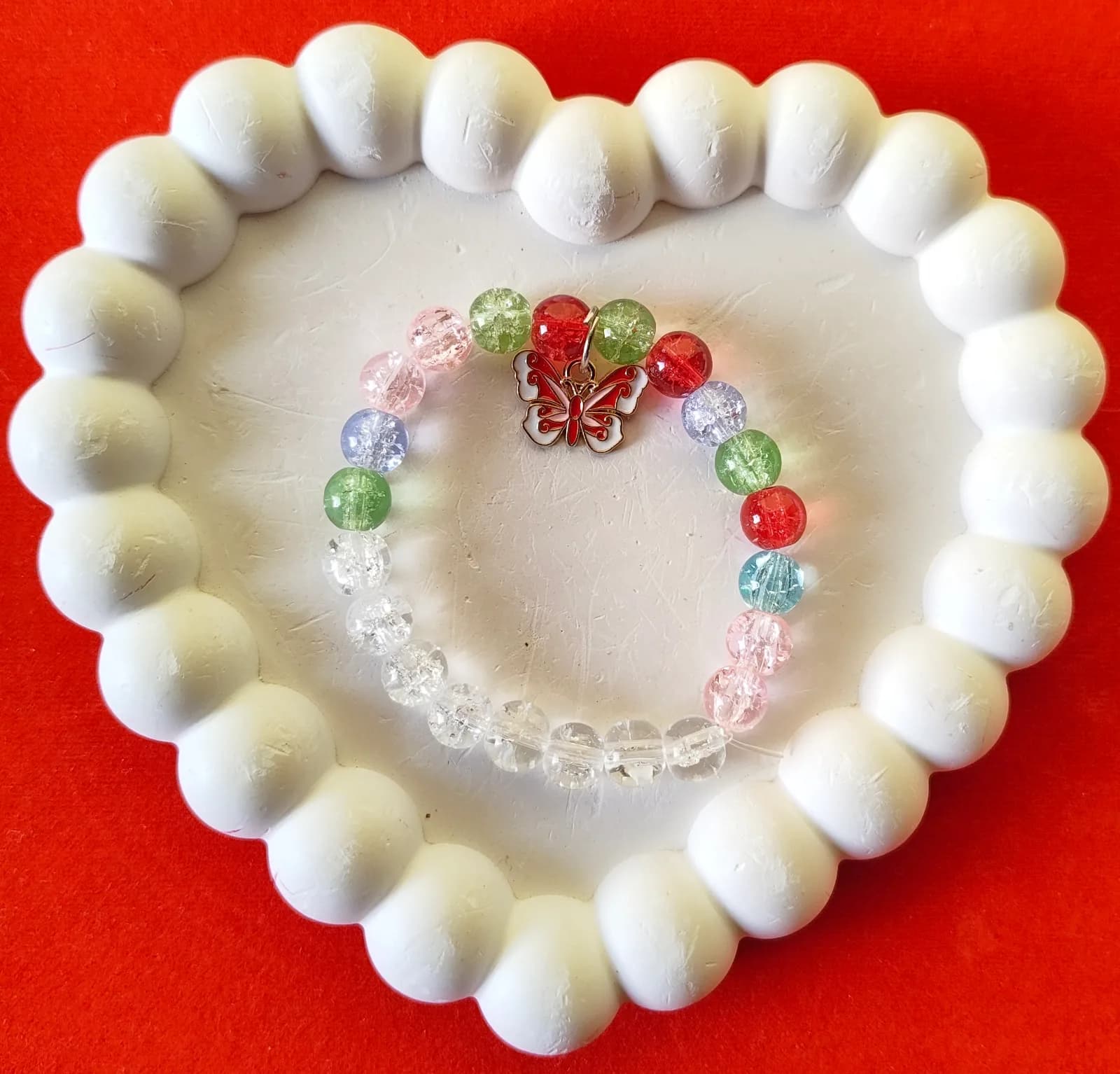 Colorful Butterfly Beaded Bracelets